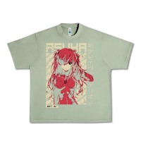 Oil Green asuka evangelion Urban Heavy Tee - ArtMosaic