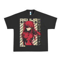 Pigment Black asuka evangelion Urban Heavy Tee - ArtMosaic