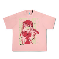 Salmon asuka evangelion Urban Heavy Tee - ArtMosaic