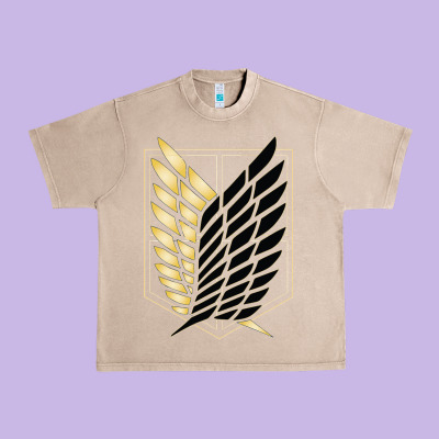 Shingekis No Kyojinn Urban Heavy Tee Designed By Artmosaic