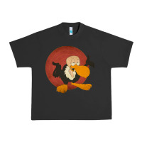 Pigment Black beaky buzzard 1 Urban Heavy Tee - ArtMosaic