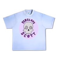 Grape Ice Penelope Scott Skeleton Urban Heavy Tee - ArtMosaic