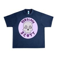 Navy Penelope Scott Skeleton Urban Heavy Tee - ArtMosaic