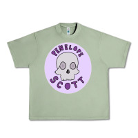 Oil Green Penelope Scott Skeleton Urban Heavy Tee - ArtMosaic