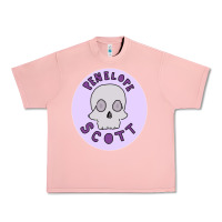 Salmon Penelope Scott Skeleton Urban Heavy Tee - ArtMosaic