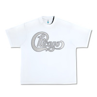 White Chicago Transit Authority Urban Heavy Tee - ArtMosaic
