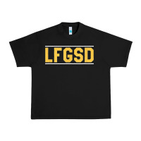 Black Exclusive Brown LFGSD Official Fun Design T Shirt Urban Heavy Tee - ArtMosaic