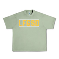 Oil Green Exclusive Brown LFGSD Official Fun Design T Shirt Urban Heavy Tee - ArtMosaic