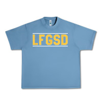 Pebble Blue Exclusive Brown LFGSD Official Fun Design T Shirt Urban Heavy Tee - ArtMosaic