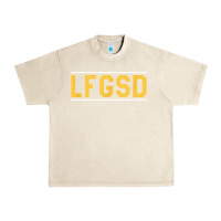 Sandshell Exclusive Brown LFGSD Official Fun Design T Shirt Urban Heavy Tee - ArtMosaic
