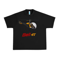 Black bell 47 helicopter Urban Heavy Tee - ArtMosaic