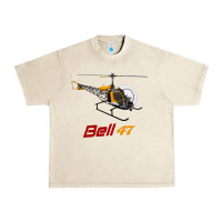 Sandshell bell 47 helicopter Urban Heavy Tee - ArtMosaic