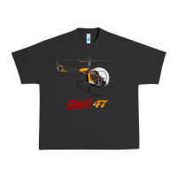Pigment Black bell 47 helicopter Urban Heavy Tee - ArtMosaic