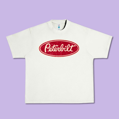 Peterbilt Truck Racing Vintage Urban Heavy Tee Designed By Artmosaic