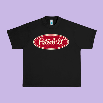 Peterbilt Truck Racing Vintage Urban Heavy Tee Designed By Artmosaic