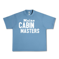 Pebble Blue maine cabin masters Urban Heavy Tee - ArtMosaic