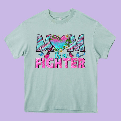 Western Mom Is A Fighter Heavy Core Tee Designed By Bundleandbundleshop