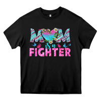Black Western Mom Is A Fighter Heavy Core Tee - BundleAndBundleShop