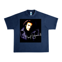 Navy Neil Diamond Tour, Neil, Diamond, Tour, Neil Diamond Tours, Neil Diamo Urban Heavy Tee - ArtMosaic