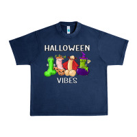 Navy halloween vibes dick tie dye hippie retro lazy costume Urban Heavy Tee - ArtMosaic