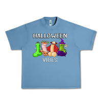 Pebble Blue halloween vibes dick tie dye hippie retro lazy costume Urban Heavy Tee - ArtMosaic