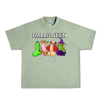 Oil Green halloween vibes dick tie dye hippie retro lazy costume Urban Heavy Tee - ArtMosaic