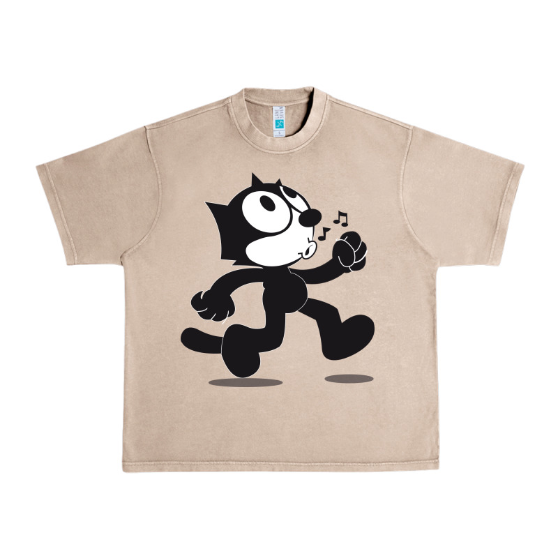 Felix The Cat Whistling Urban Heavy Tee by ArtMosaic | Teevron