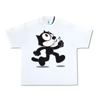 White felix the cat whistling Urban Heavy Tee - ArtMosaic