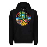 Black pineapple relaxing Premium Hoodie - BarkalooDesign