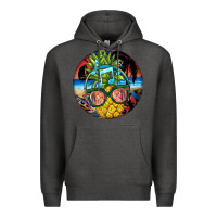 Charcoal Heather pineapple relaxing Premium Hoodie - BarkalooDesign