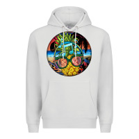 Dove Grey pineapple relaxing Premium Hoodie - BarkalooDesign