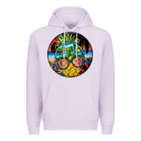 Lilac pineapple relaxing Premium Hoodie - BarkalooDesign