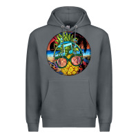 Rock pineapple relaxing Premium Hoodie - BarkalooDesign
