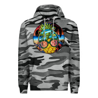 Slate Camo pineapple relaxing Premium Hoodie - BarkalooDesign