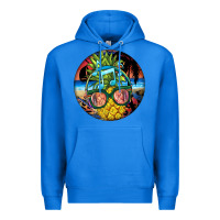 True Royal pineapple relaxing Premium Hoodie - BarkalooDesign