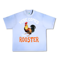 Grape Ice Here Comes The Rooster Shirt Chicken Lady Outfit 243 Urban Heavy Tee - ArtMosaic