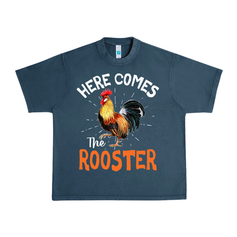 Here Comes The Rooster Shirt Chicken Lady Outfit 243 Urban Heavy Tee by ArtMosaic | Teevron