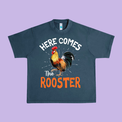 Here Comes The Rooster Shirt Chicken Lady Outfit 243 Urban Heavy Tee Designed By Artmosaic