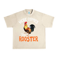 Sandshell Here Comes The Rooster Shirt Chicken Lady Outfit 243 Urban Heavy Tee - ArtMosaic