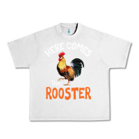 Lunar Rock Here Comes The Rooster Shirt Chicken Lady Outfit 243 Urban Heavy Tee - ArtMosaic