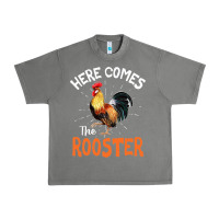 Here Comes The Rooster Shirt Chicken Lady Outfit 243 Urban Heavy Tee | Teevron