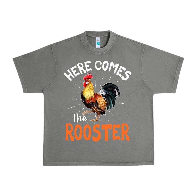 Here Comes The Rooster Shirt Chicken Lady Outfit 243 Urban Heavy Tee by ArtMosaic | Teevron
