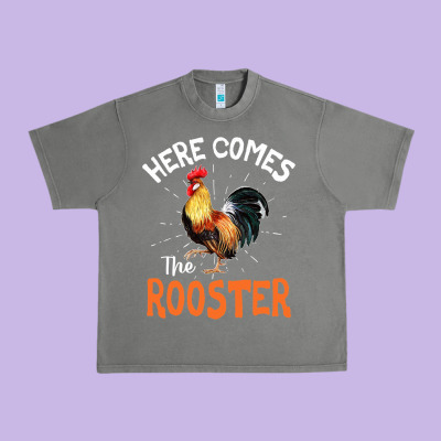 Here Comes The Rooster Shirt Chicken Lady Outfit 243 Urban Heavy Tee Designed By Artmosaic