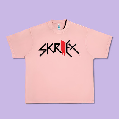 White Skrillex Urban Heavy Tee Designed By Artmosaic