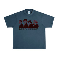 Midnight Navy sure i'm a marxist Urban Heavy Tee - ArtMosaic