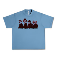 Pebble Blue sure i'm a marxist Urban Heavy Tee - ArtMosaic