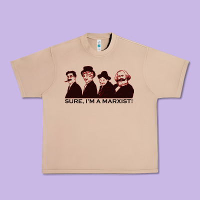 Sure I'm A Marxist Urban Heavy Tee Designed By Artmosaic