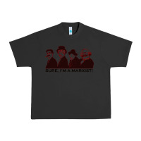 Pigment Black sure i'm a marxist Urban Heavy Tee - ArtMosaic