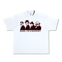 White sure i'm a marxist Urban Heavy Tee - ArtMosaic