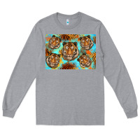 Heather Grey Tiger Long Sleeve Tee - Artiststas
